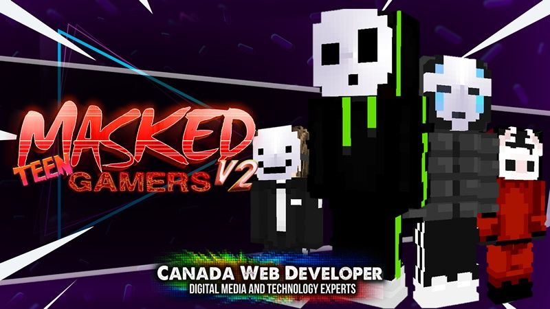 MASKED TEEN GAMERS v2 on the Minecraft Marketplace by CanadaWebDeveloper