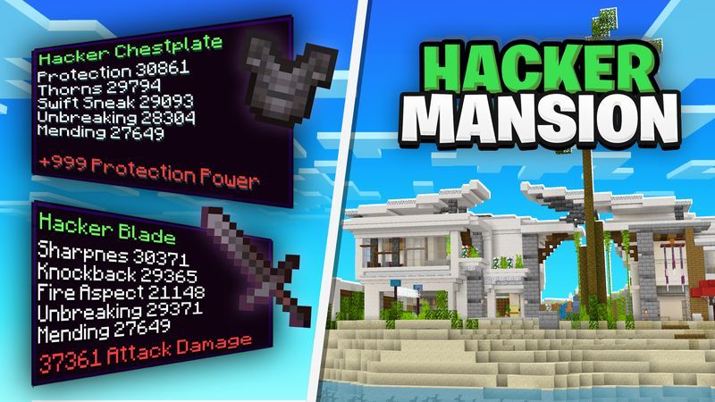 Hacker Mansion on the Minecraft Marketplace by Eescal Studios