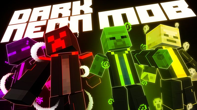 Dark Neon Mobs on the Minecraft Marketplace by Block Factory Dark Neon Mobs on the Minecraft Marketplace by Block Factory