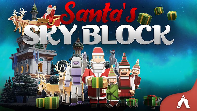 Santas Skyblock on the Minecraft Marketplace by Atheris Games Santas Skyblock on the Minecraft Marketplace by Atheris Games