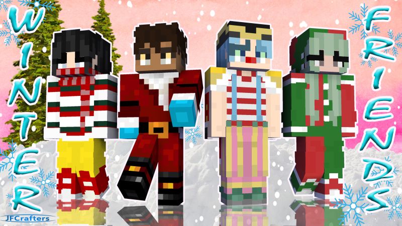 Winter Friends on the Minecraft Marketplace by JFCrafters Winter Friends on the Minecraft Marketplace by JFCrafters