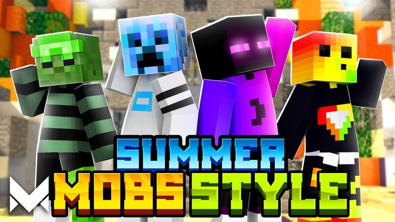 Summer Mobs Style on the Minecraft Marketplace by MerakiBT Summer Mobs Style on the Minecraft Marketplace by MerakiBT