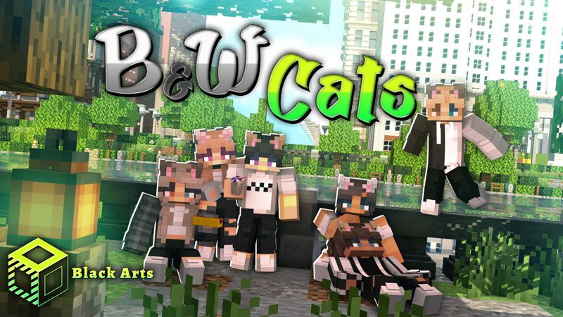 BW Cats on the Minecraft Marketplace by Black Arts Studios