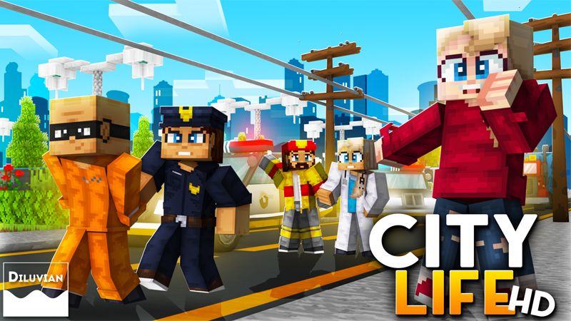 City Life HD on the Minecraft Marketplace by Diluvian City Life HD on the Minecraft Marketplace by Diluvian