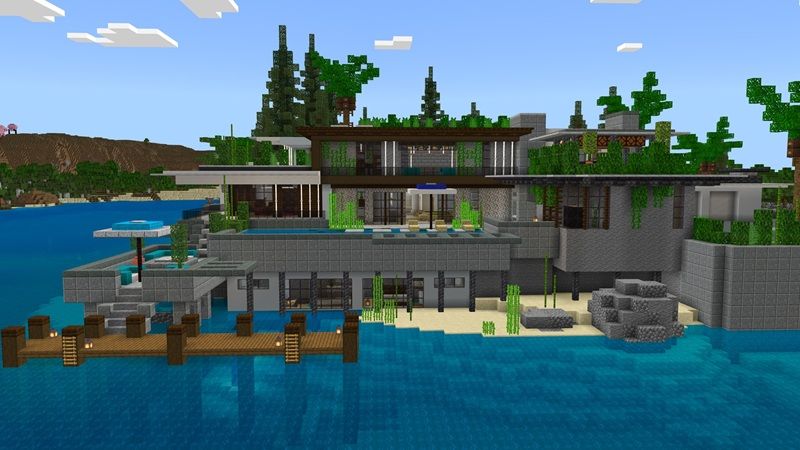 Private Island Mansion by Nitric Concepts