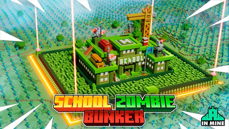 School Zombie Bunker on the Minecraft Marketplace by In Mine