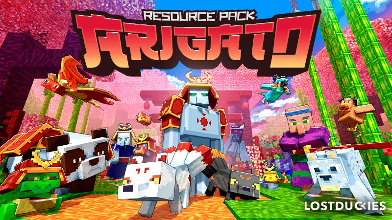 Arigato Resourcepack on the Minecraft Marketplace by Lostduckies