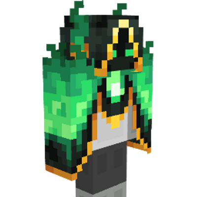 Green Flame Cloak on the Minecraft Marketplace by Panascais