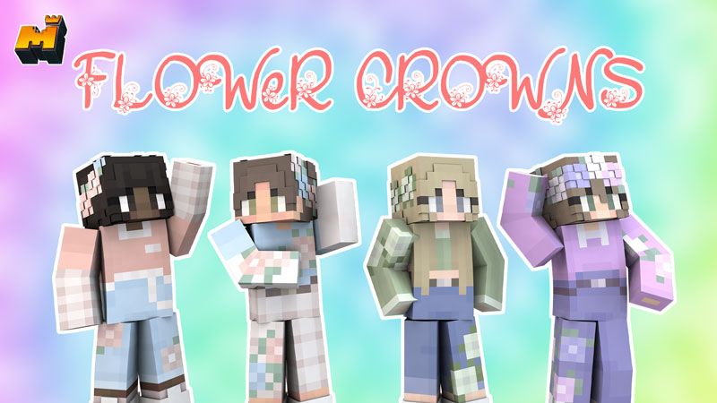 Flower Crowns on the Minecraft Marketplace by Mineplex
