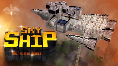 Sky Ship Survival Base on the Minecraft Marketplace by Dragnoz Sky Ship Survival Base on the Minecraft Marketplace by Dragnoz