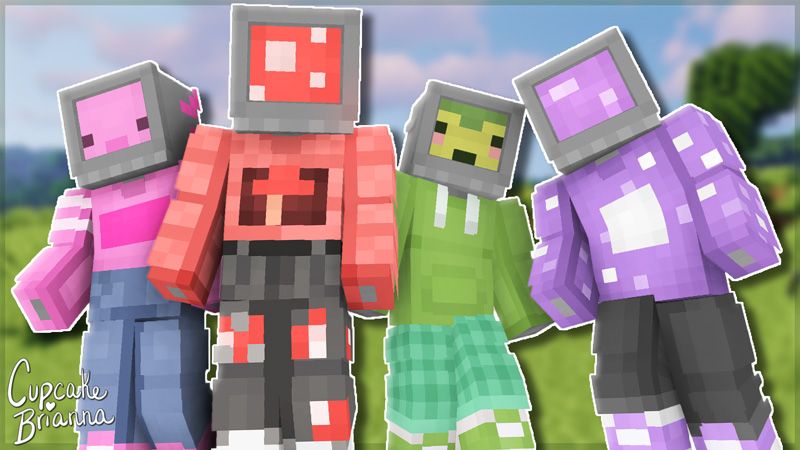 TV Heads 2 Skin Pack on the Minecraft Marketplace by CupcakeBrianna