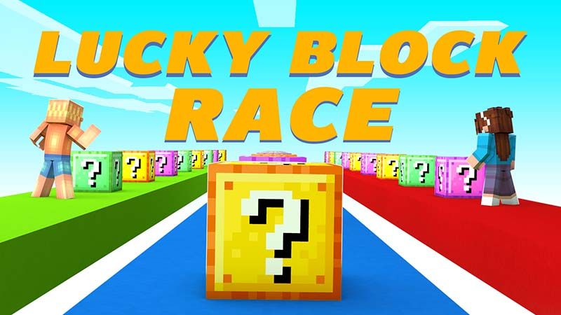 LUCKY BLOCK RACE! in Minecraft Marketplace