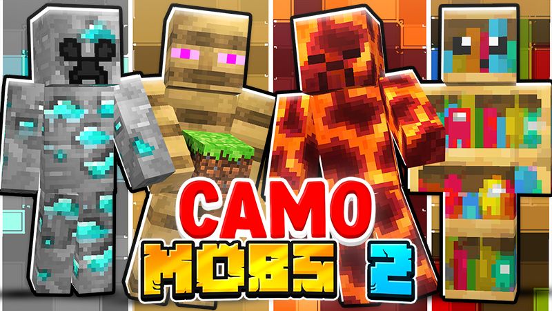 Camo Mobs 2 on the Minecraft Marketplace by The Lucky Petals