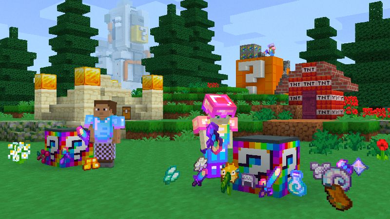 Lucky Block: Rainbow by Blocky