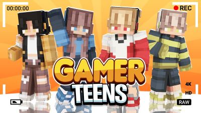 Gamer Teens on the Minecraft Marketplace by Venift