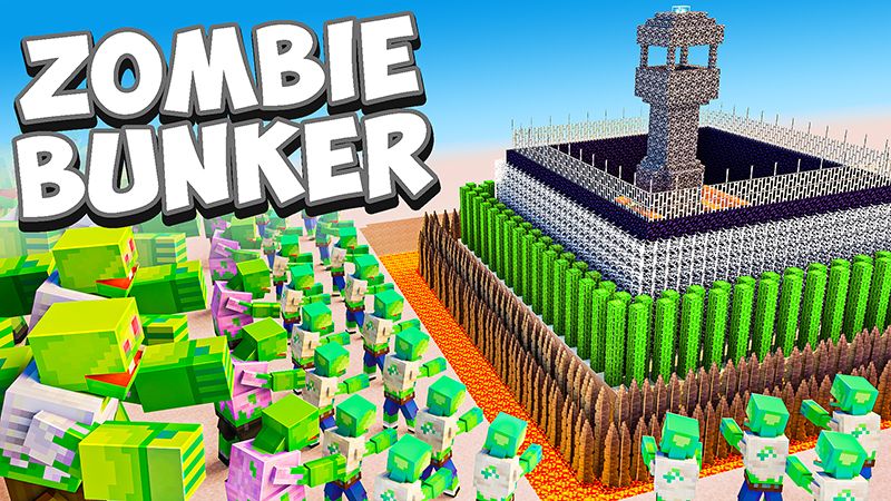 Zombie Bunker on the Minecraft Marketplace by HeroPixels Zombie Bunker on the Minecraft Marketplace by HeroPixels