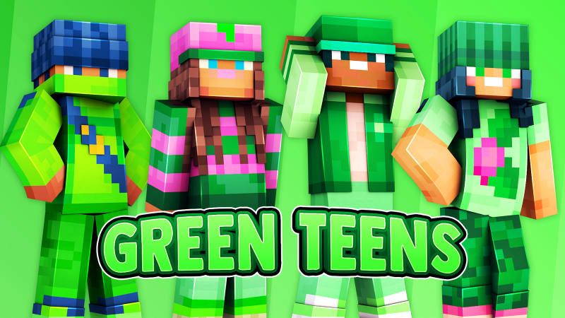 Green Teens on the Minecraft Marketplace by 57Digital
