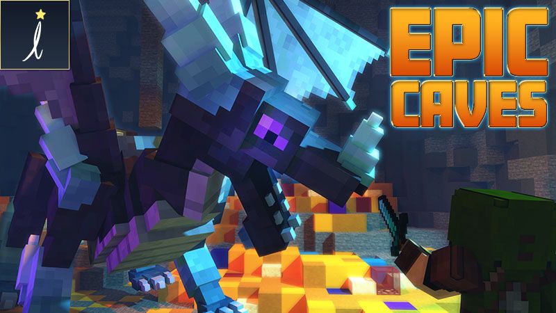 Epic Caves on the Minecraft Marketplace by Imagiverse