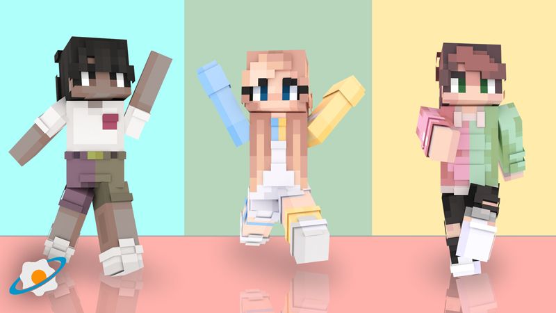 Color Block Teens on the Minecraft Marketplace by NovaEGG Color Block Teens on the Minecraft Marketplace by NovaEGG