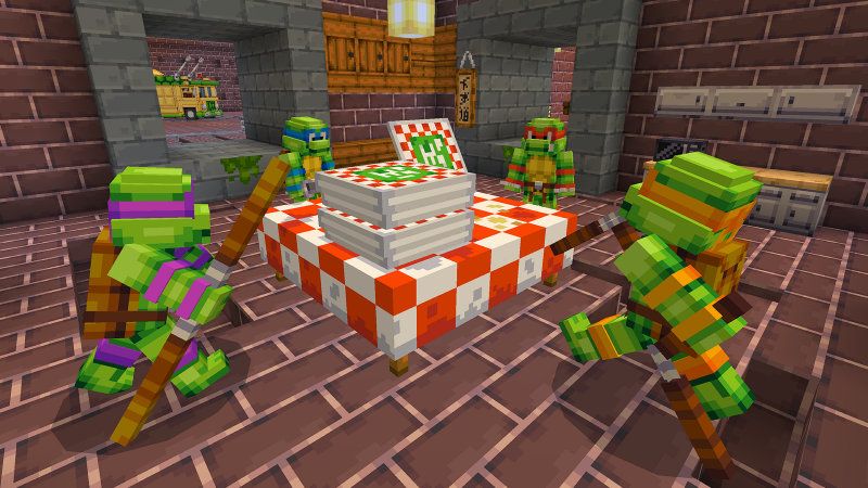 Teenage Mutant Ninja Turtles by Minecraft