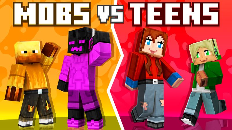Mobs vs Teens on the Minecraft Marketplace by GoE-Craft