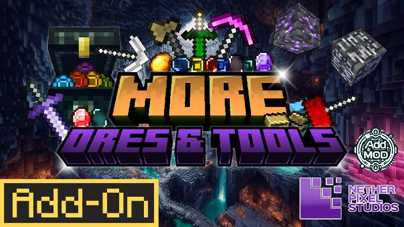 More Ores and Tools on the Minecraft Marketplace by Netherpixel