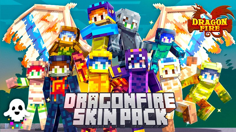 DragonFire Skin Pack on the Minecraft Marketplace by Spectral Studios DragonFire Skin Pack on the Minecraft Marketplace by Spectral Studios
