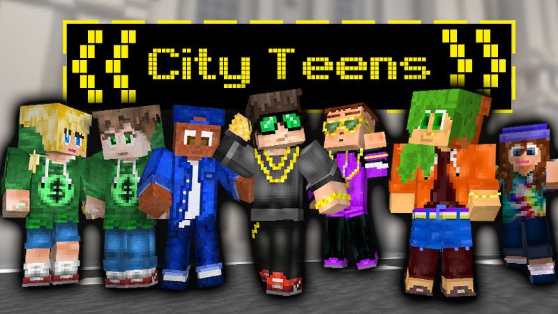 City Teens on the Minecraft Marketplace by Wandering Wizards City Teens on the Minecraft Marketplace by Wandering Wizards