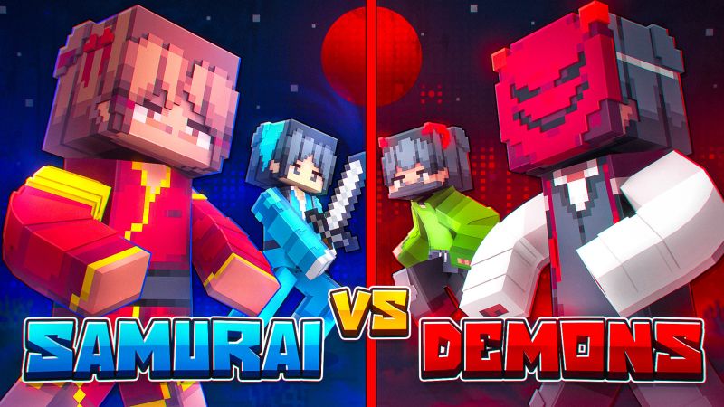Samurai VS Demons on the Minecraft Marketplace by FingerMaps