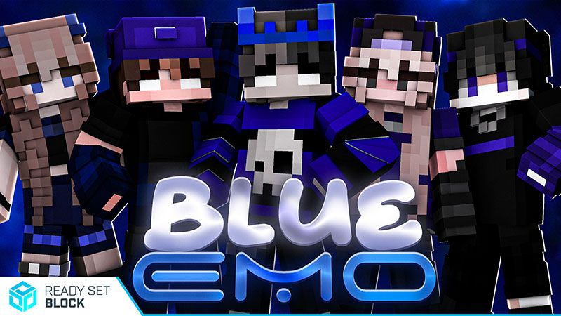 Blue Emo on the Minecraft Marketplace by Ready, Set, Block!