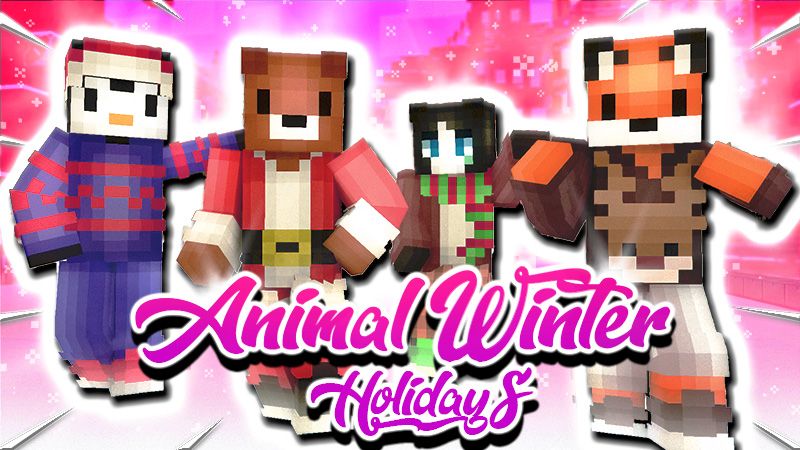 Animal Winter Holidays on the Minecraft Marketplace by ShapeStudio Animal Winter Holidays on the Minecraft Marketplace by ShapeStudio