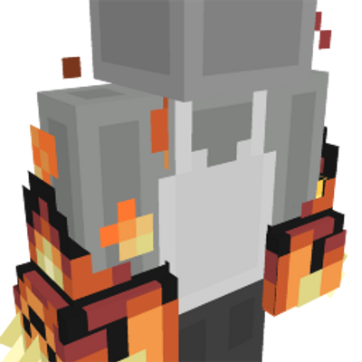Flaming Gauntlets on the Minecraft Marketplace by Scai Quest