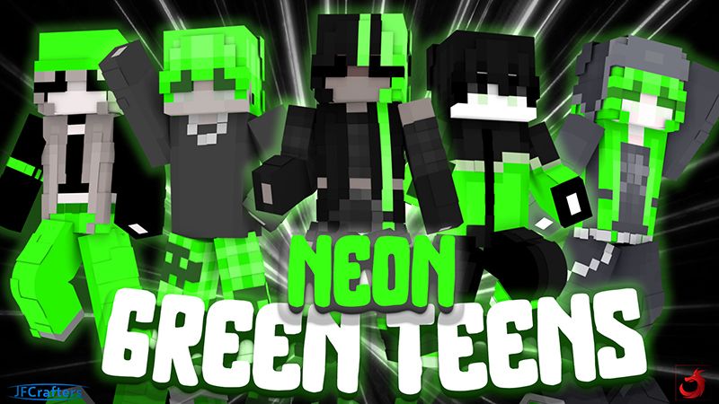 Neon Green Teens on the Minecraft Marketplace by JFCrafters