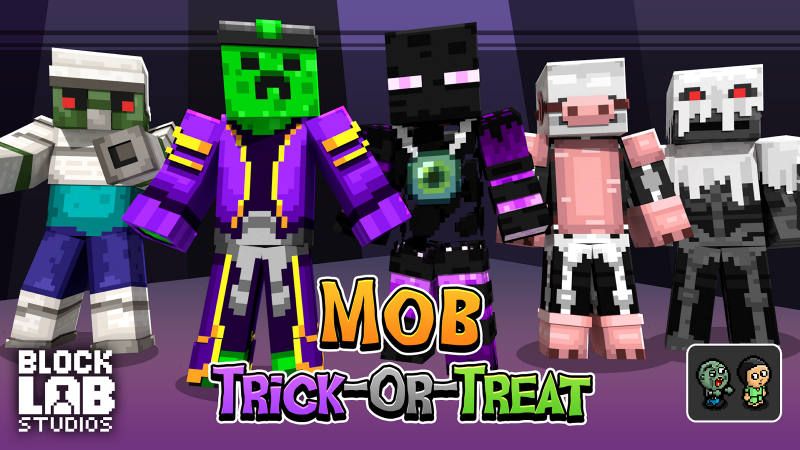 Mob TrickOrTreat on the Minecraft Marketplace by BLOCKLAB Studios Mob TrickOrTreat on the Minecraft Marketplace by BLOCKLAB Studios