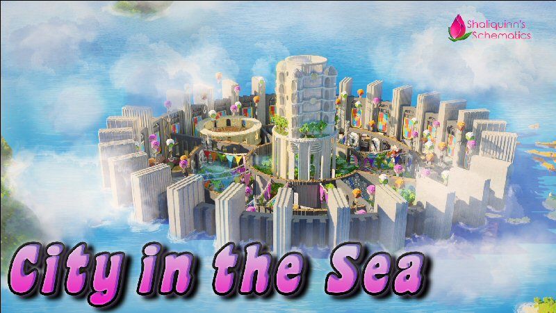 City in the Sea on the Minecraft Marketplace by Shaliquinn's Schematics