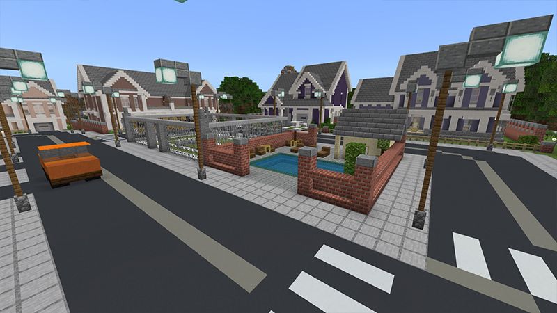 Modern Town and School by Razzleberries