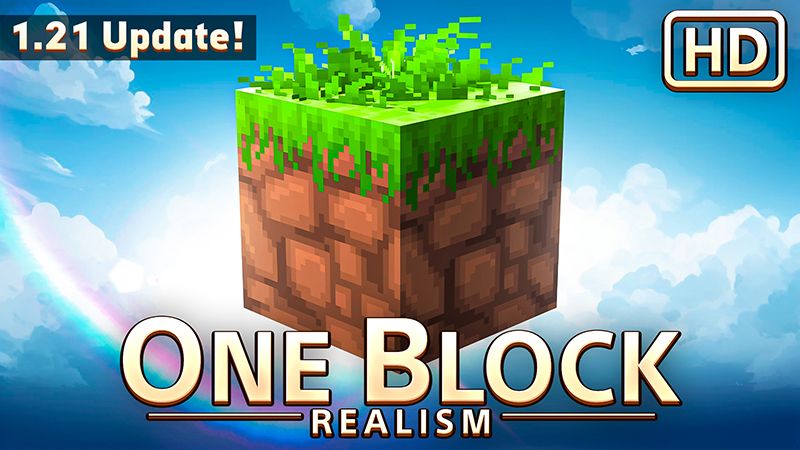 Oneblock Realism on the Minecraft Marketplace by Honeyfrost