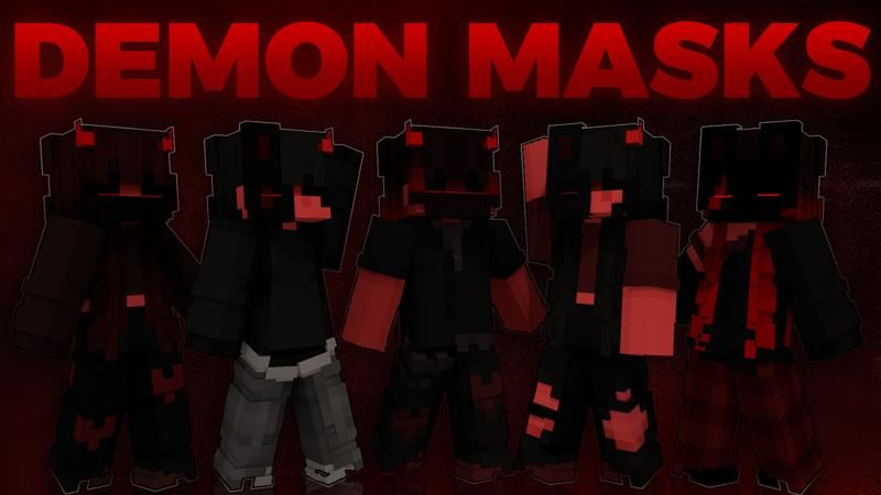 Demon Masks on the Minecraft Marketplace by Asiago Bagels