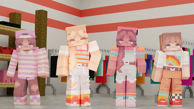 Thrift Store Fashion on the Minecraft Marketplace by CubeCraft Games Thrift Store Fashion on the Minecraft Marketplace by CubeCraft Games