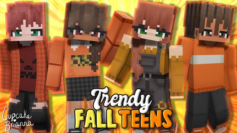 Trendy Fall Teens HD Skin Pack on the Minecraft Marketplace by CupcakeBrianna