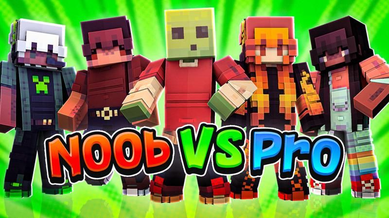 Noob VS Pro on the Minecraft Marketplace by CubeCraft Games Noob VS Pro on the Minecraft Marketplace by CubeCraft Games