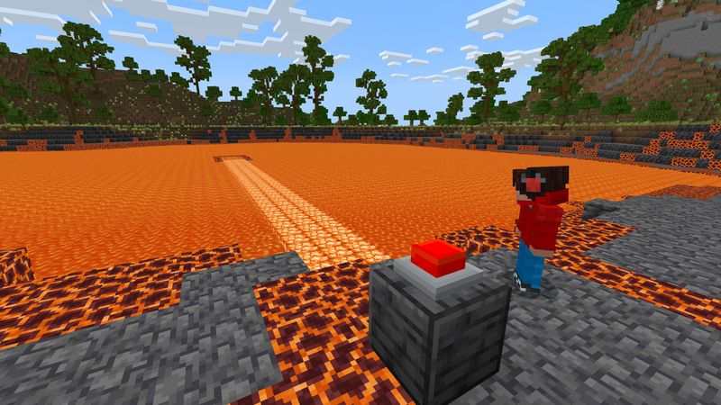 Secret Lava Base by VoxelBlocks