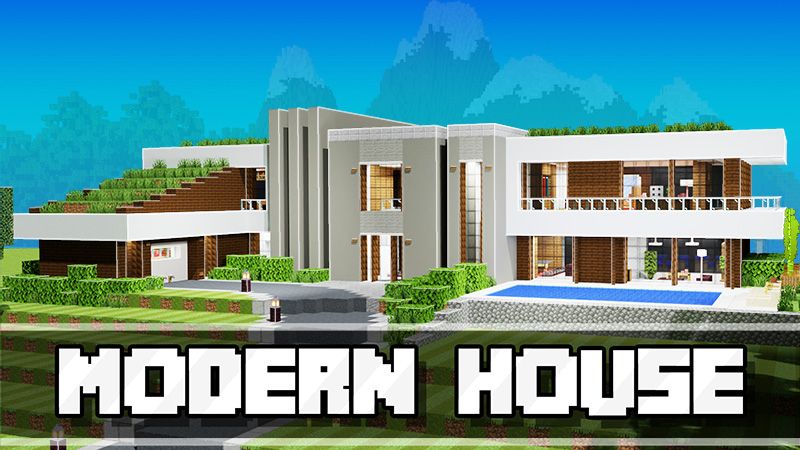 Modern House on the Minecraft Marketplace by Wonder Modern House on the Minecraft Marketplace by Wonder