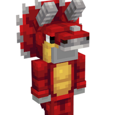 Red Dino Onesie Red Dino Onesie