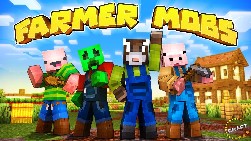 Farmer Mobs on the Minecraft Marketplace by The Craft Stars
