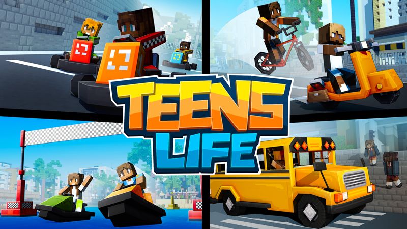 Teens Life on the Minecraft Marketplace by HorizonBlocks Teens Life on the Minecraft Marketplace by HorizonBlocks