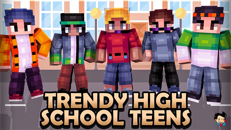 Trendy High School Teens