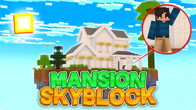 Mansion Skyblock on the Minecraft Marketplace by Pickaxe Studios Mansion Skyblock on the Minecraft Marketplace by Pickaxe Studios