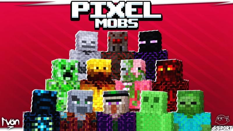 Pixel Mobs on the Minecraft Marketplace by DigiPort Pixel Mobs on the Minecraft Marketplace by DigiPort