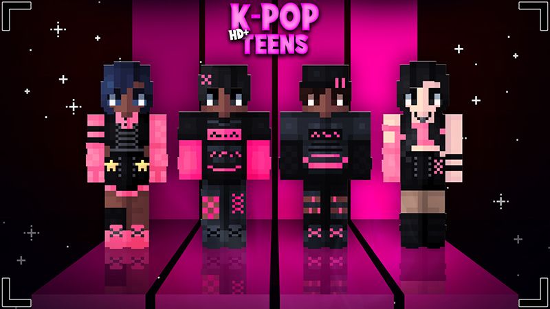 HD Kpop Teens on the Minecraft Marketplace by Glowfischdesigns
